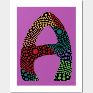 A ABoriginal Letter Posters and Art